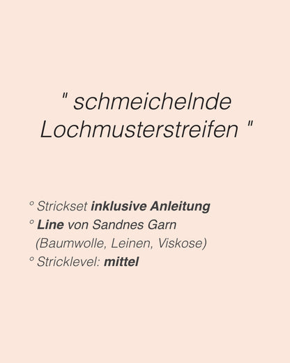 Dawn Top | luftig schmeichelndes Muster aus Line von Sandnes Garn