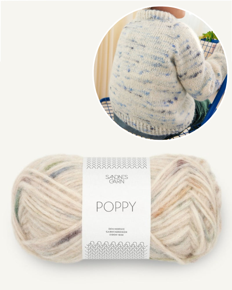 Garnpaket für den Debutant Sweater Poppy in autumn leaf