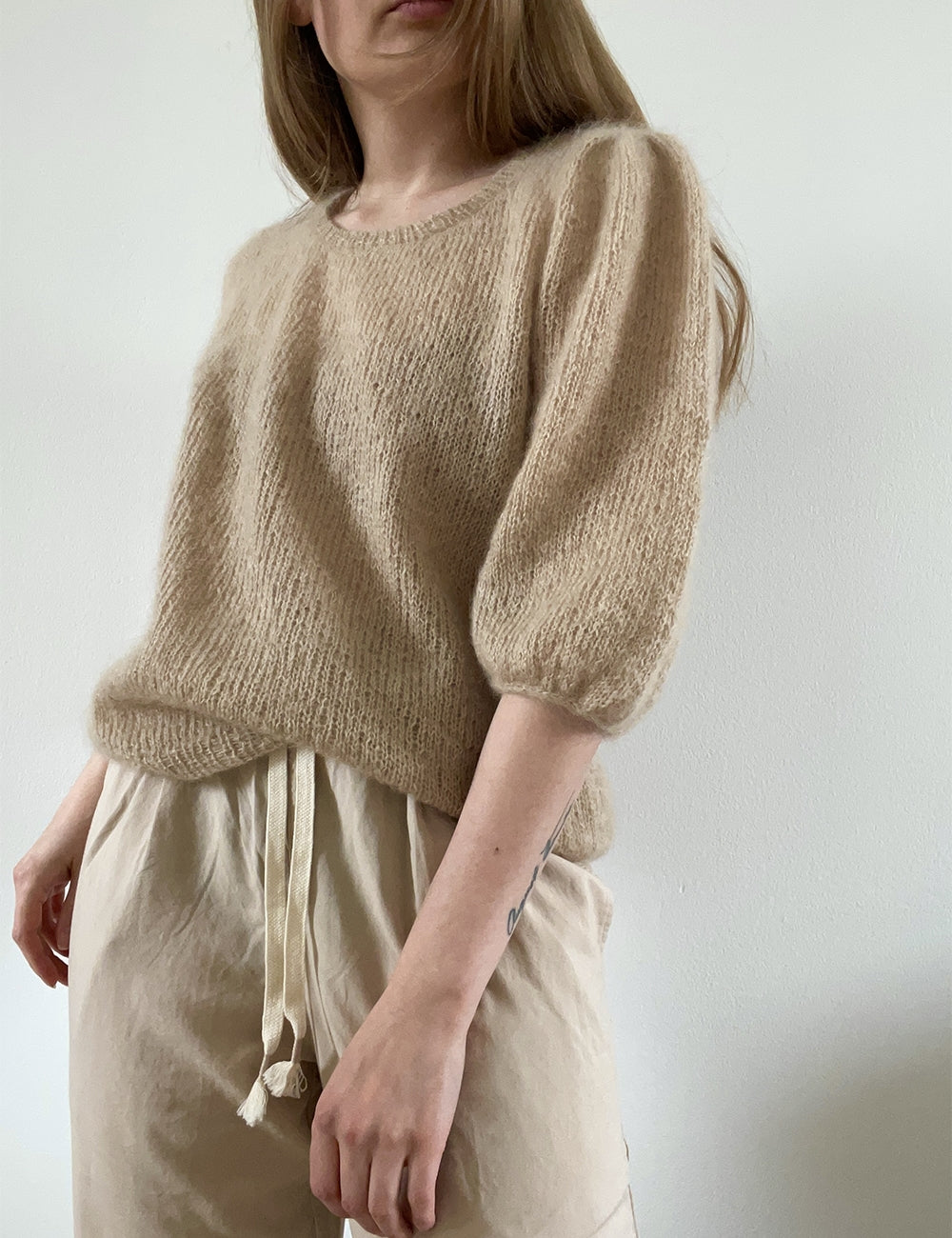 LeKnit Gabi Blouse mit Tynn Silk Mohair zweifädig 3