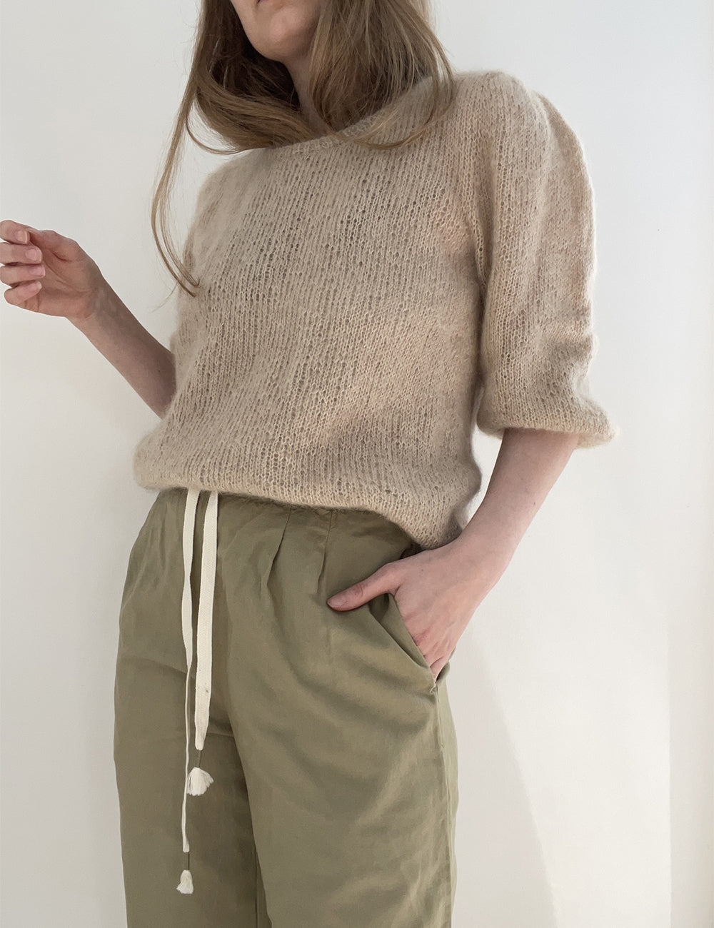 LeKnit Gabi Blouse mit Tynn Silk Mohair zweifädig 6