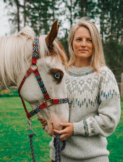 Hopi Polar Sweater - Island | Federmuster aus Alafosslopi von Lopi Island