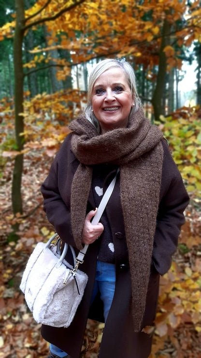 Pebble Shawl | großes Tuch - super warm aus Plötulopi und Tynn Silk Mohair