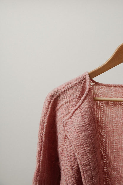 Cardigan nr 11 | ümberpööratav triibuline jakk Biches & Bûches'i Le Petit Lambswool'ist