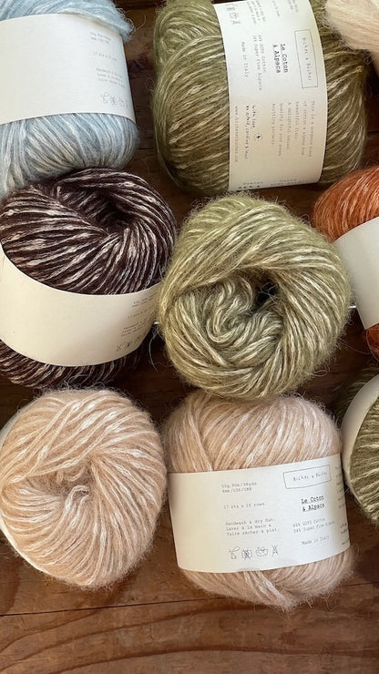 Le Coton & Alpaca | fantastisch leichtes Traumgarn aus Baumwolle und Alpaka