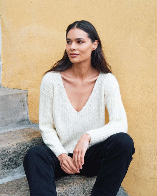 Deep Valley Sweater | kuschelweich im Halbpatent aus Merino und Soft Silk Mohair