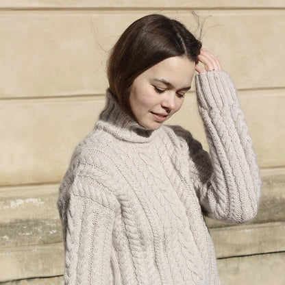 Chunky Cable Sweater (PDF) - Anleitung