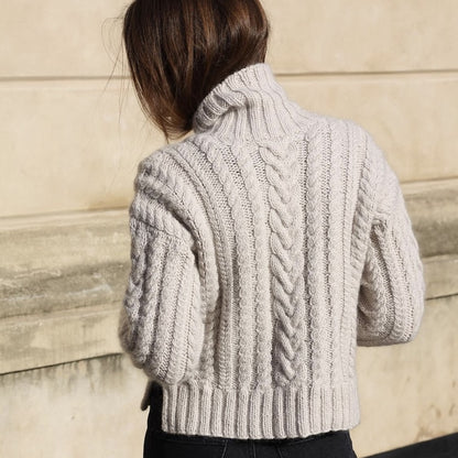 Chunky Cable Sweater (PDF) - Anleitung