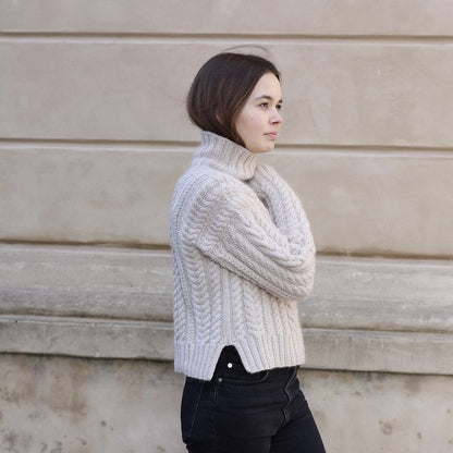 Chunky Cable Sweater (PDF) - Anleitung