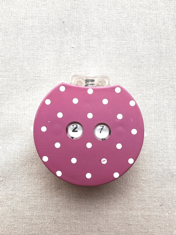 Compteur de rangs Clicky - rose 