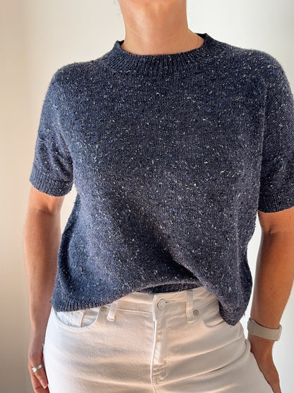 Hanuma Shirt | lässiges Basic Tee aus Pure Silk von Knitting for Olive