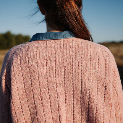 Cardigan nr 11 | ümberpööratav triibuline jakk Biches & Bûches'i Le Petit Lambswool'ist