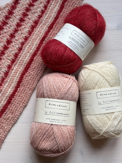 Isla Shawl Winter Edition | zart flauschig aus Le Petit Lambswool und Le Petit Silk & Mohair von Biches & Bûches