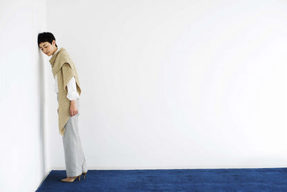 Void Shawl | weiches Diamantmuster aus Far von Woolfolk