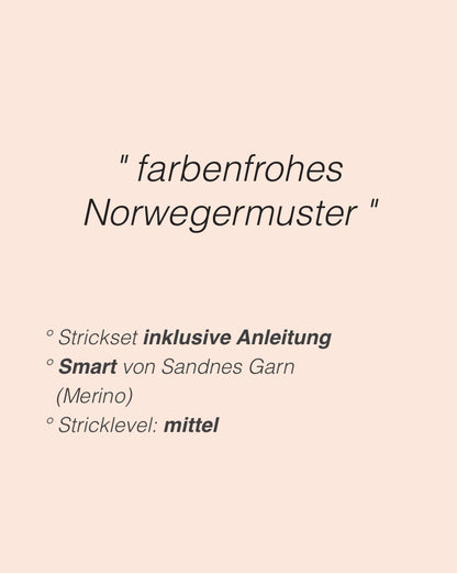 Kindheitspullover | Norwegermuster mit Smart von Sandnes Garn