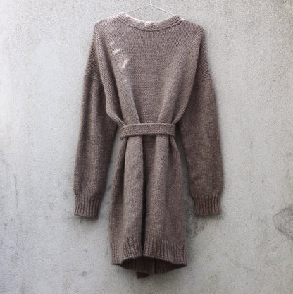 Charles Grey Cardigan | Langjacke aus Heavy Merino und Soft Silk Mohair von Knitting for Olive