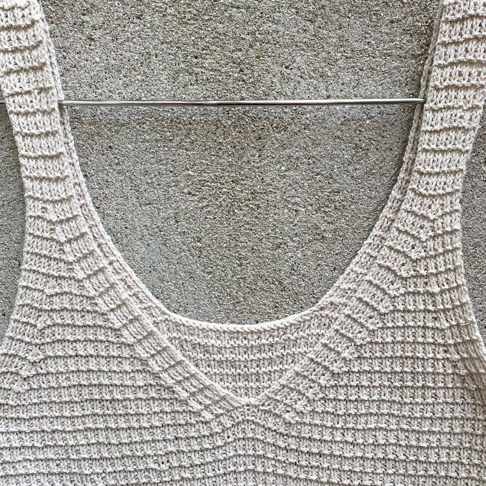 Knitting for Olive Palma Top Halsausschnitt