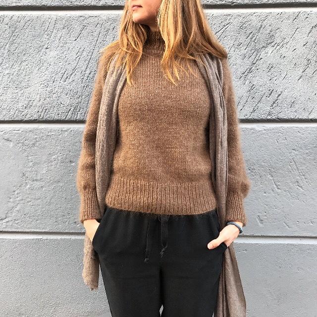 Simple and Simple Sweater von Knitting for Olive mit Merino und Soft Silk Mohair dreifädig 4
