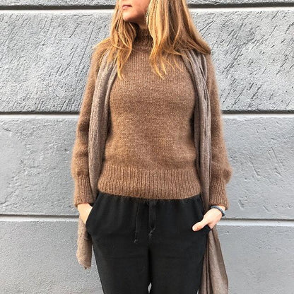 Simple and Simple Sweater von Knitting for Olive mit Merino und Soft Silk Mohair dreifädig 4