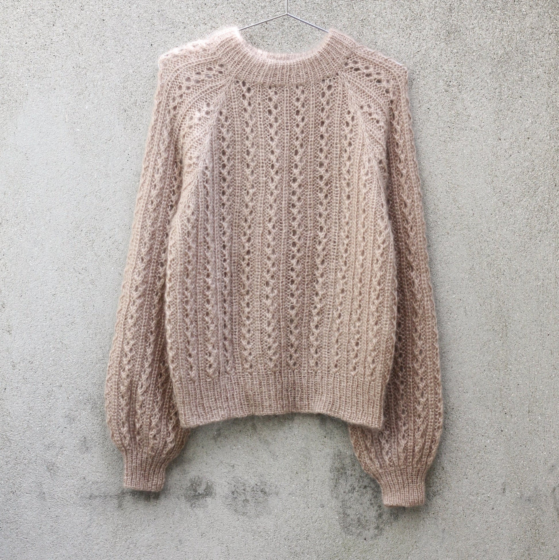 Knitting for Olive Waffle Sweater mit Soft Silk Mohair 2