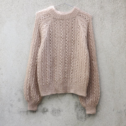 Knitting for Olive Waffle Sweater mit Soft Silk Mohair 2