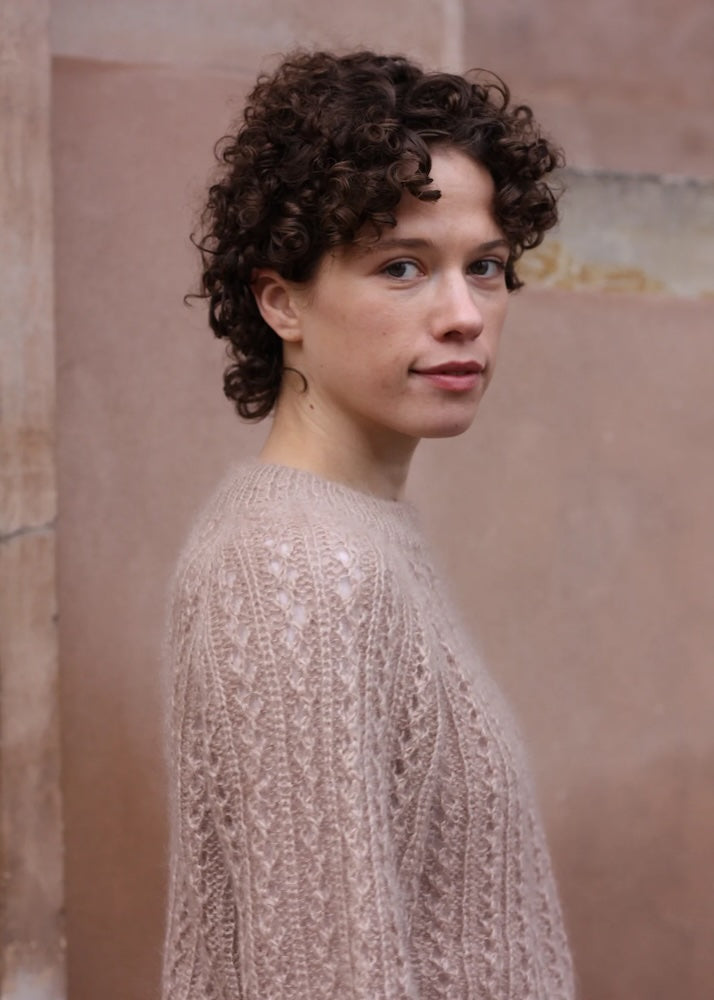 Knitting for Olive Waffle Sweater mit Soft Silk Mohair 3