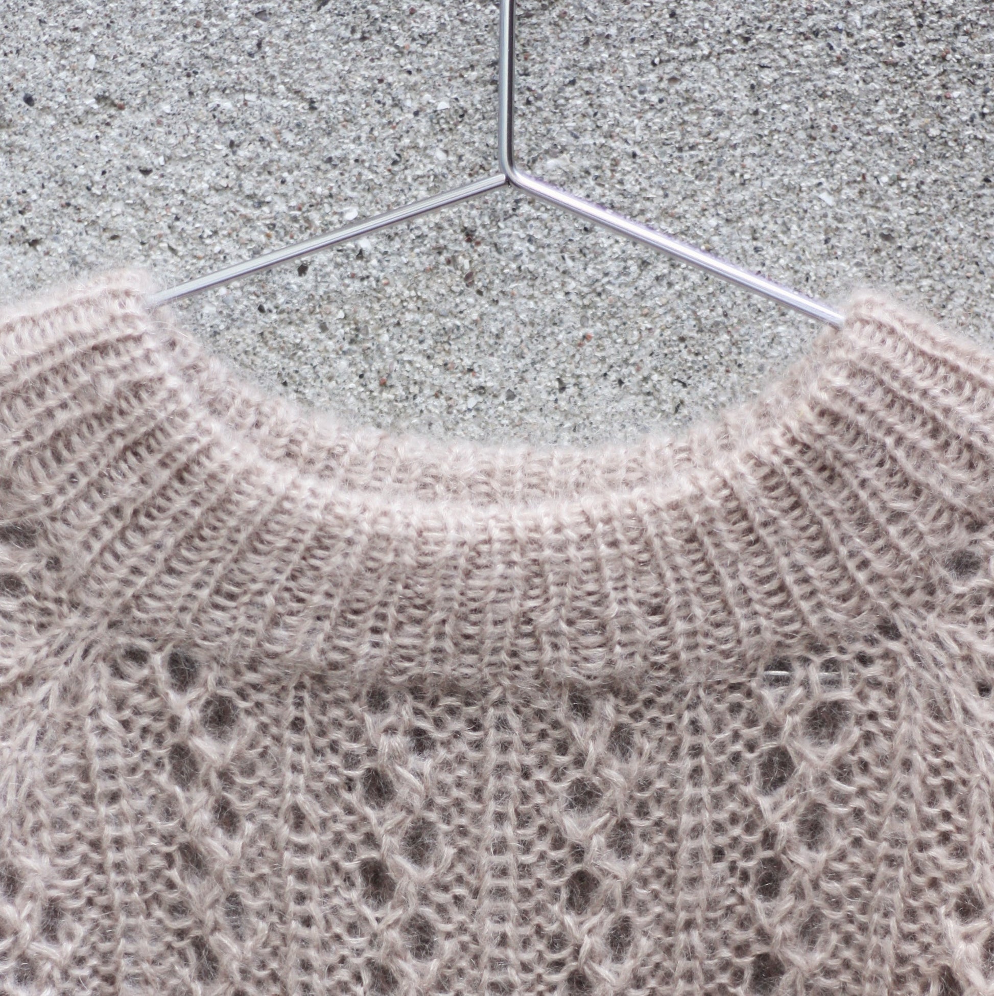 Knitting for Olive Waffle Sweater mit Soft Silk Mohair 9