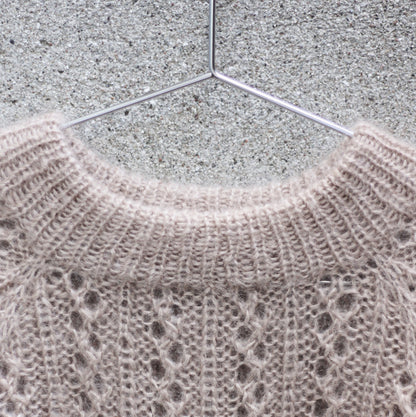 Knitting for Olive Waffle Sweater mit Soft Silk Mohair 9