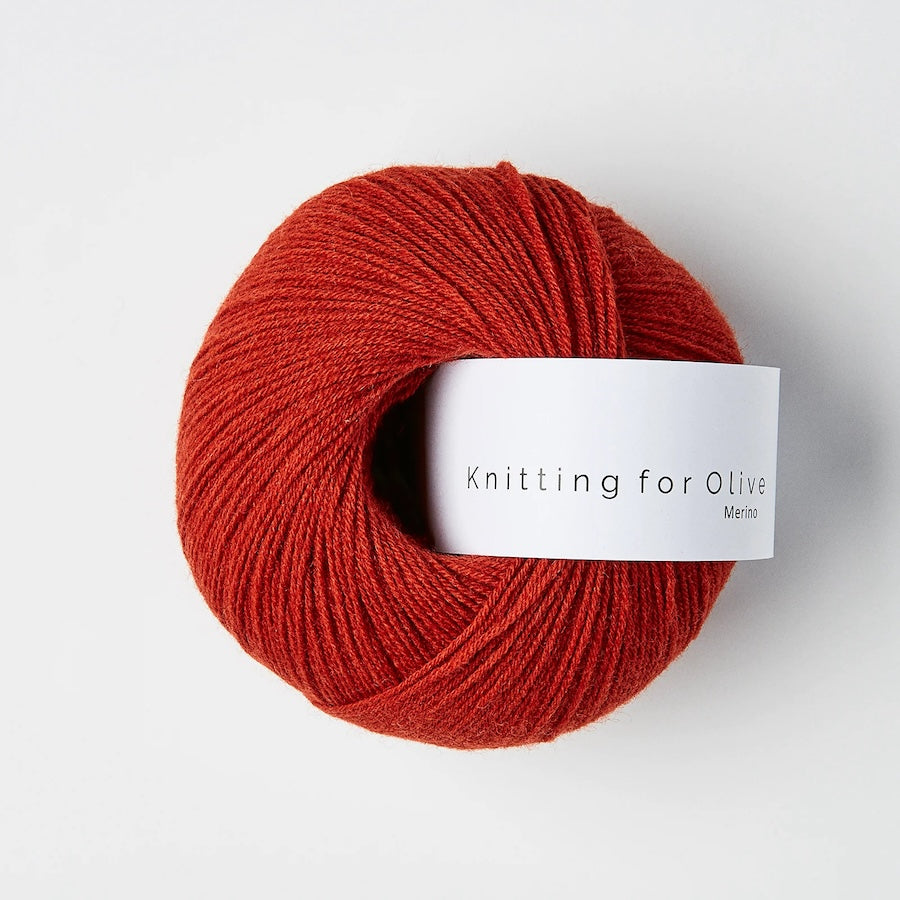 Knitting for Olive Merino Farbe pomegranate