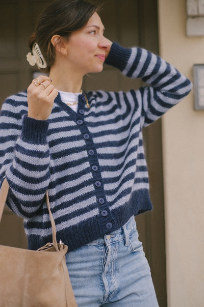 In My Stripes Era Cardi | Streifenliebe aus Helene und Edith von Novita