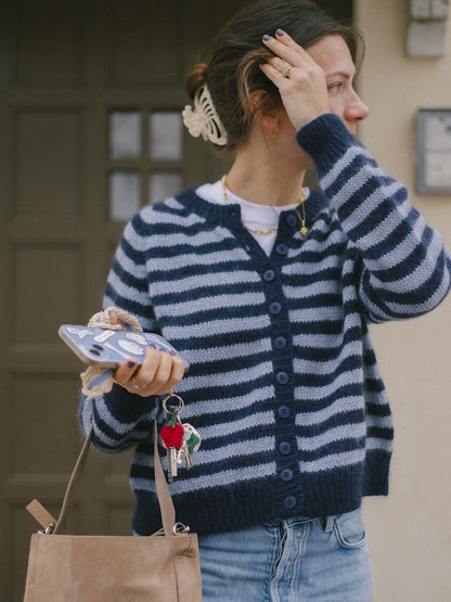 In My Stripes Era Cardi | Streifenliebe aus Helene und Edith von Novita
