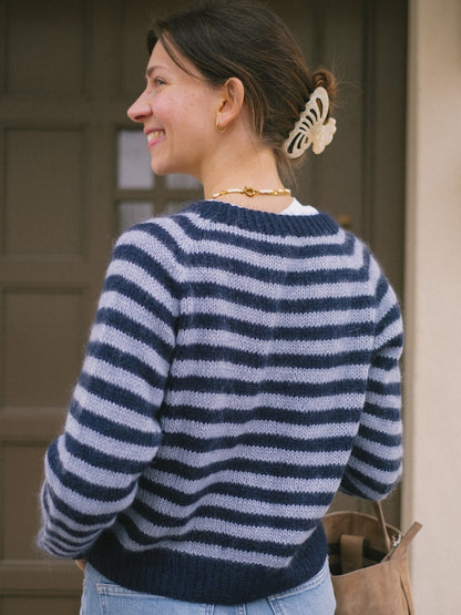 In My Stripes Era Cardi | Streifenliebe aus Helene und Edith von Novita