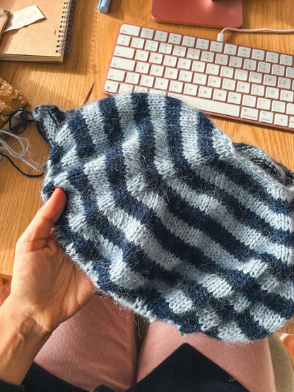 In My Stripes Era Cardi | Streifenliebe aus Helene und Edith von Novita