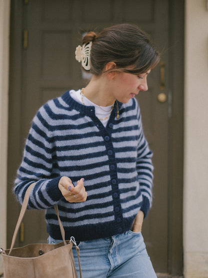 In My Stripes Era Cardi | Streifenliebe aus Helene und Edith von Novita