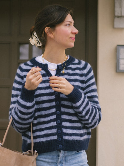 In My Stripes Era Cardi | Streifenliebe aus Helene und Edith von Novita
