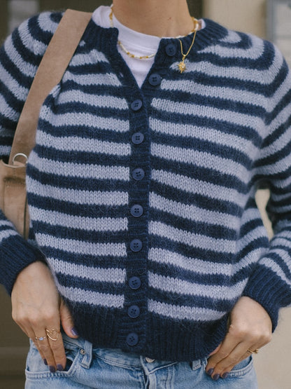 In My Stripes Era Cardi | Streifenliebe aus Helene und Edith von Novita