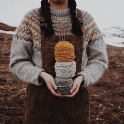 Pull Arctic Spring | pour l’éternité, en Le Petit Lambswool et Le Petit Silk & Mohair de Biches & Bûches