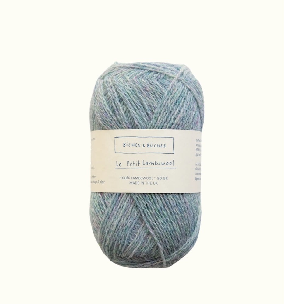 Biches et Bûches Le Petit Lambswool Farbe green pink turquoise