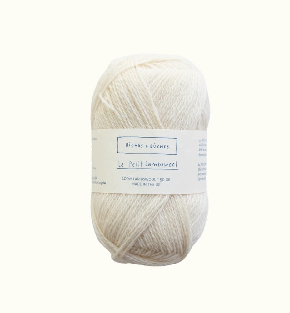 Biches et Bûches Le Petit Lambswool Farbe off white