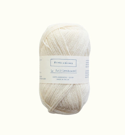 Biches et Bûches Le Petit Lambswool Farbe off white