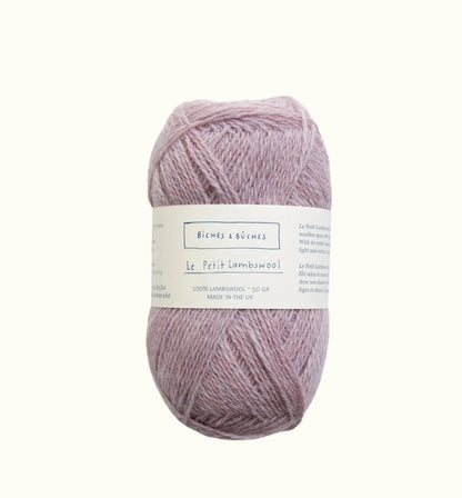 Biches et Bûches Le Petit Lambswool Farbe soft pink grey