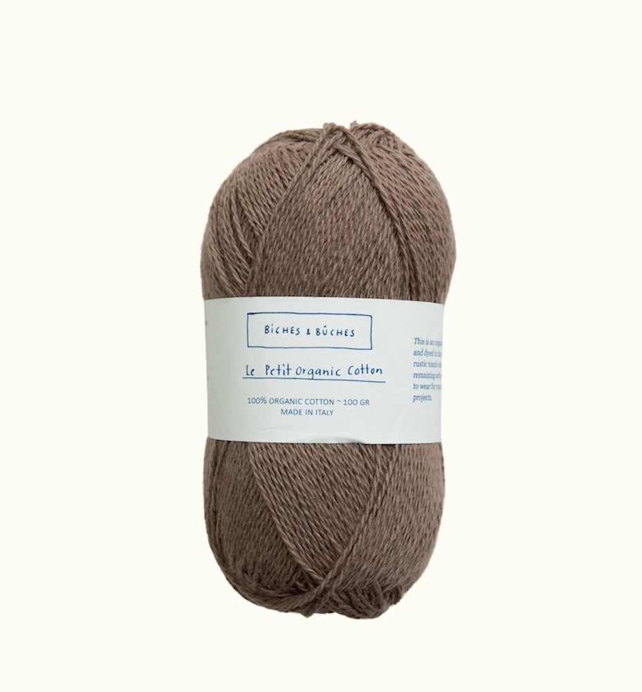 Biches et Buches Le Petit Organic Cotton Farbe dark beige