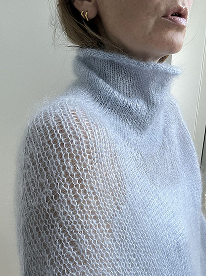 Light Loop kõrge kaelus | pehme ja vaba Le Petit Silk & Mohair’st, tootjalt Biches & Bûches