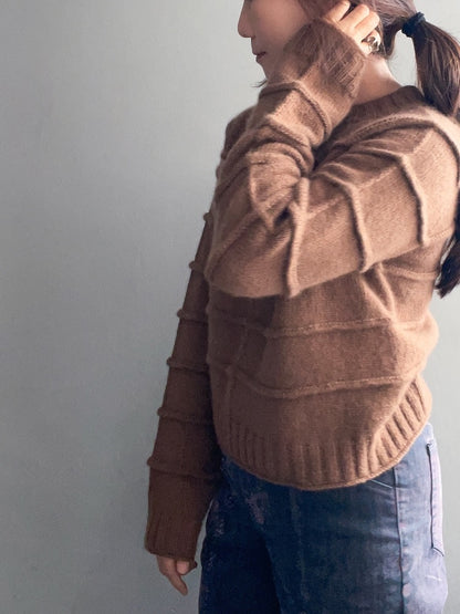 Linescape Sweater | Basic Linien aus Classic Cashmere von Cardiff