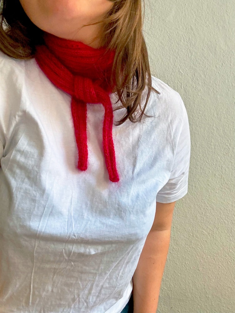 Wemadewardrobe Lotta Scarf Light mit Merino und Soft Silk Mohair von Knitting for Olive 7