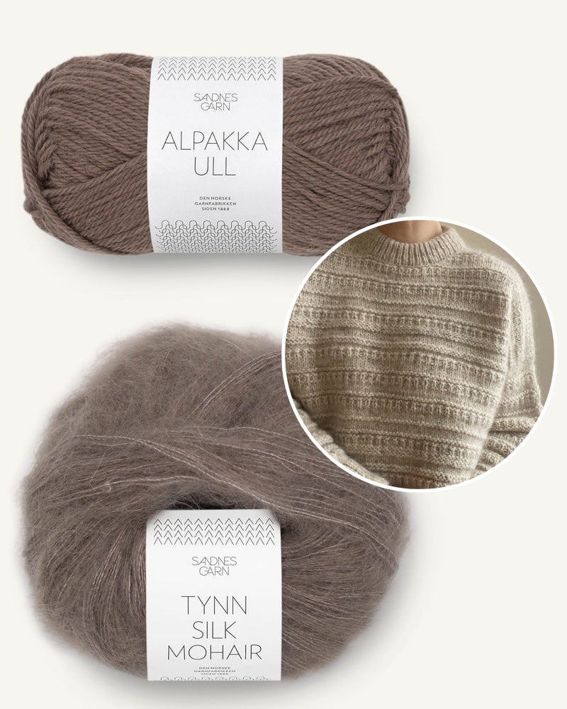 My Favourite Things Knitwear Sweater No.18 Alpakka All mit Tynn Silk Mohair eichenlaub