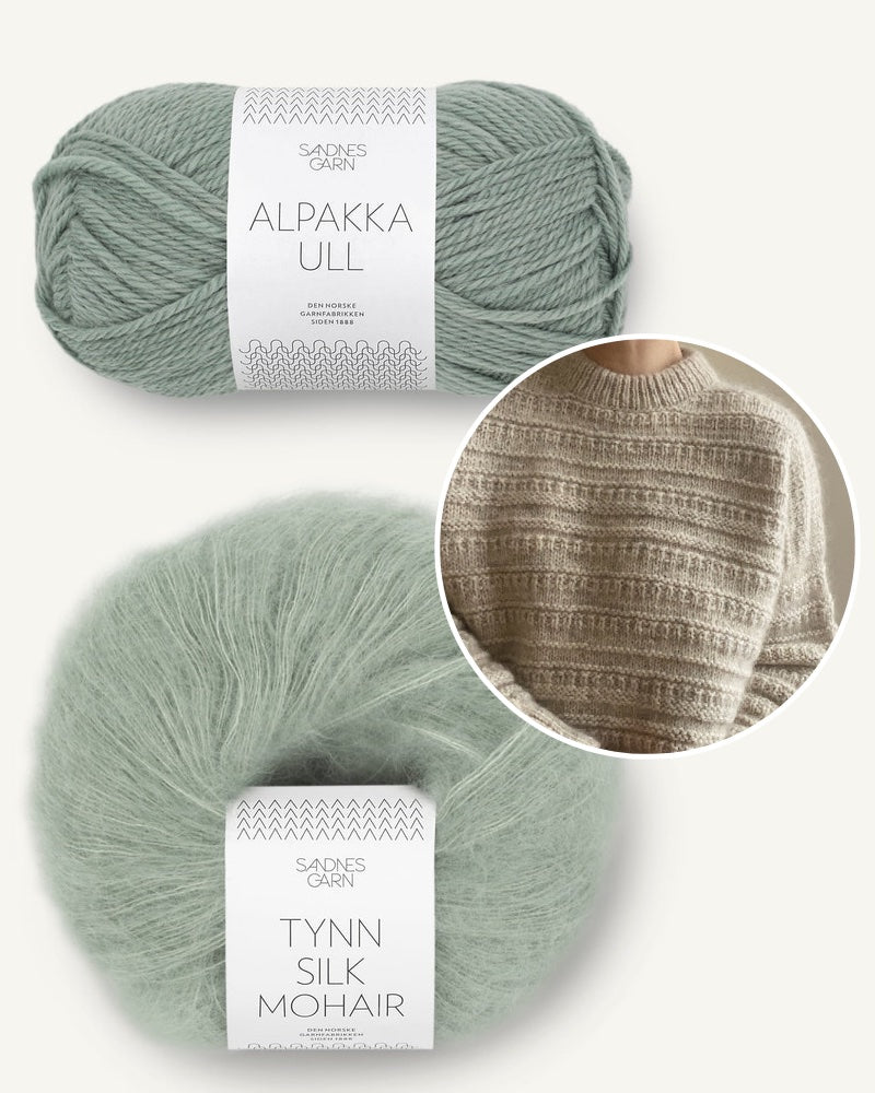 My Favourite Things Knitwear Sweater No.18 Alpakka All mit Tynn Silk Mohair mintgruen