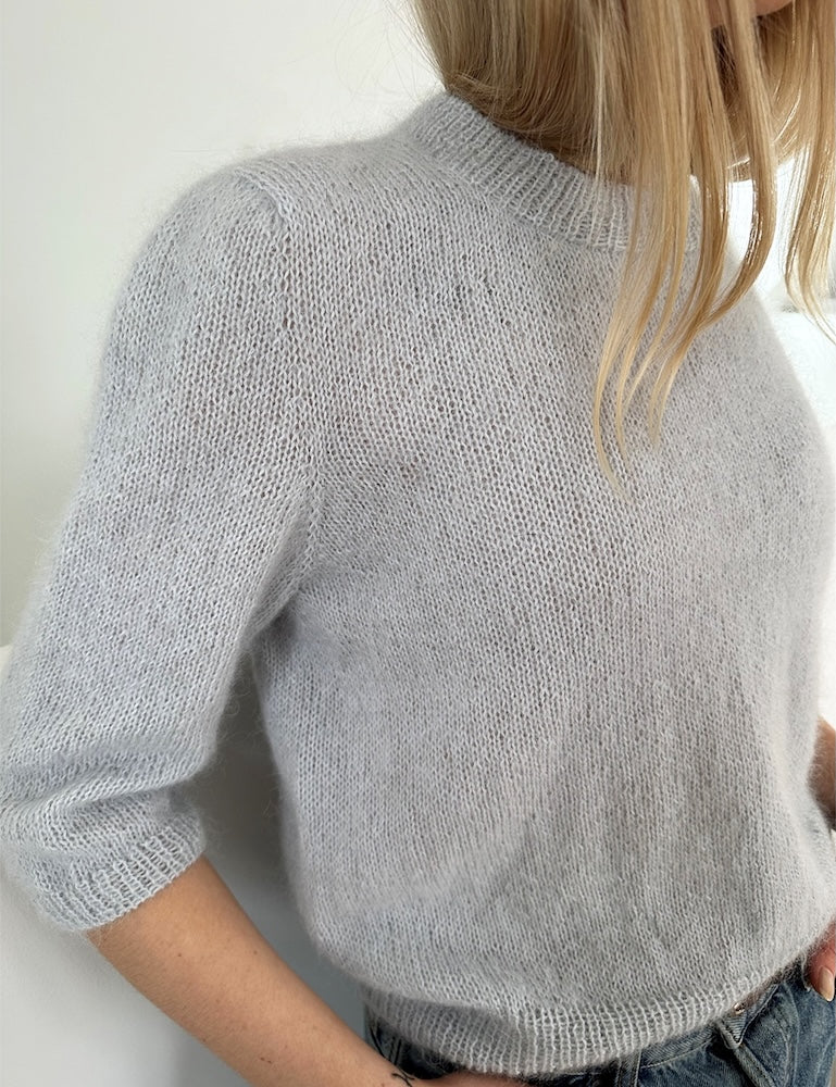 Strickset LeKnit Maria Blouse mit Alpakka Folgetrad und Tynn Silk Mohair von Sandnes Garn 2