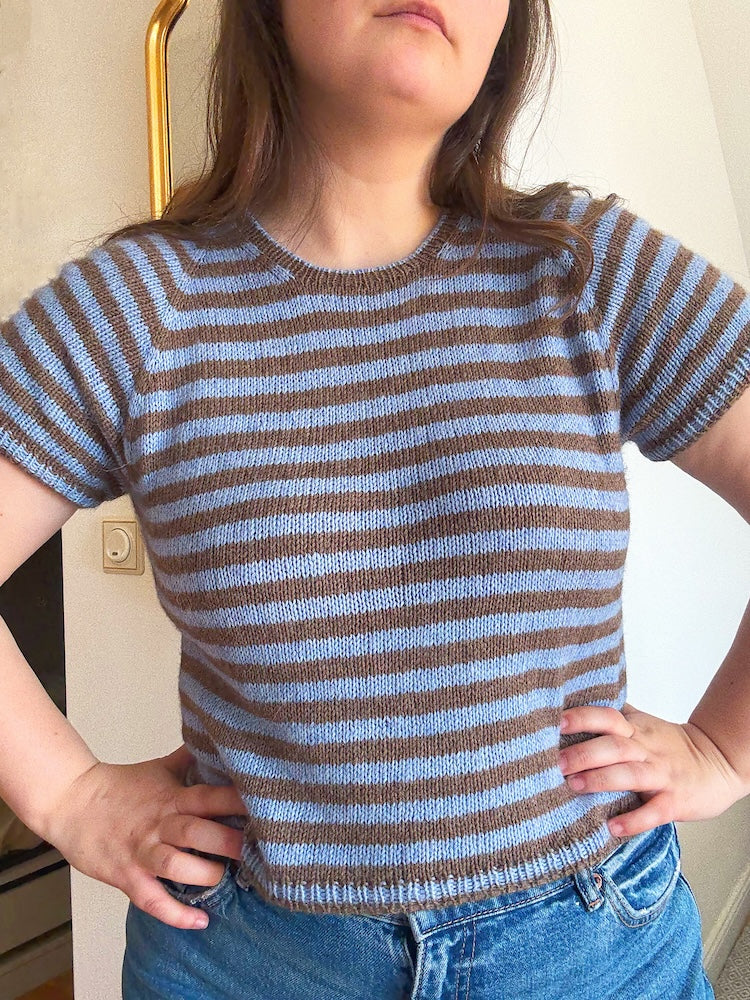 Mollie Tee von wemadewardrobe mit Ecopuno von Lana Grossa 7