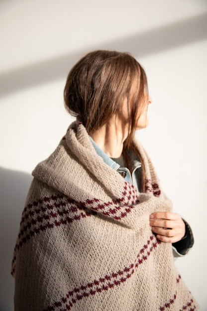 Morning Dust Scarf | enchanting cloth made from Le Petit Lambswool by Biches & Bûches