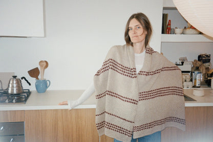 Morning Dust Scarf | enchanting cloth made from Le Petit Lambswool by Biches & Bûches